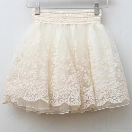 Organza Puff Skirt