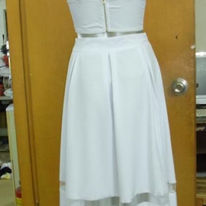 Stitching Lace Dress Hg03
