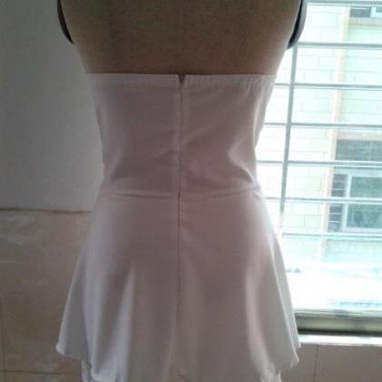 V-neck Bodycon Clubwear Bandage Jumpsuit Dress