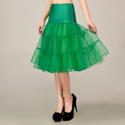 2017 Green Petticoat Summer Dress Mini A Line..