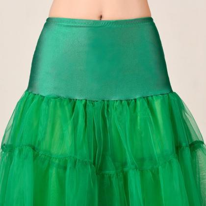 2017 Green Petticoat Summer Dress Mini A Line..