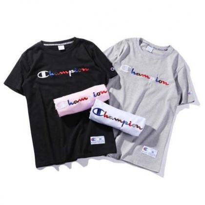 champion rainbow tee