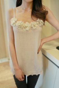 Flowers Knitted Top